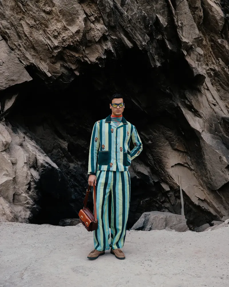 Male fashion model